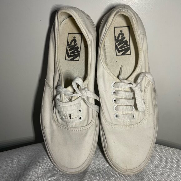 Vans Unisex 507452 White Casual Shoes Sneakers Men’s 7 Women’s 8.5 Low Profile - Picture 6 of 7